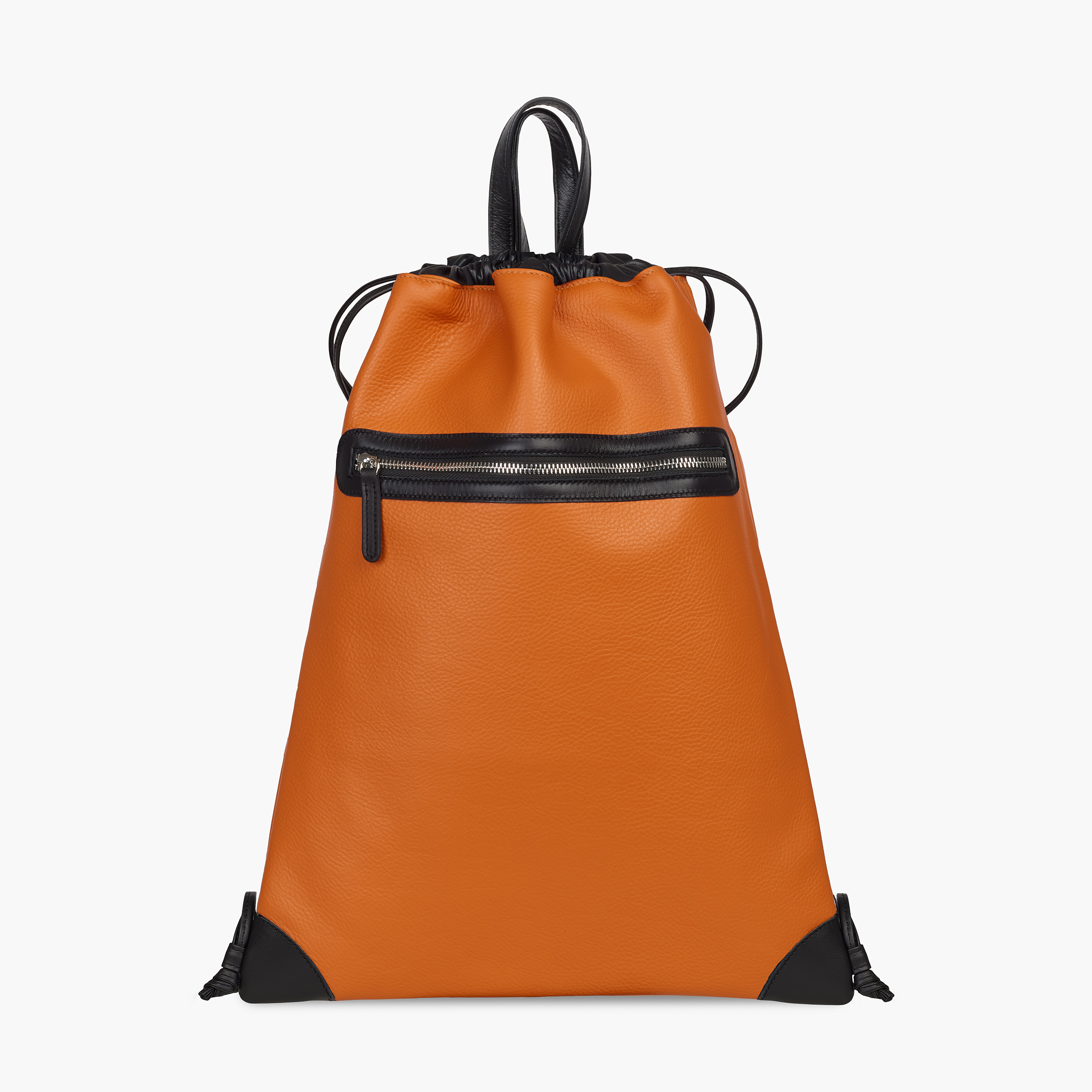 DRAWSTRING BACKPACK BURNT ORANGE